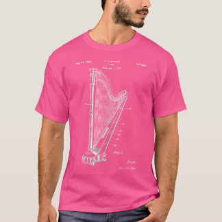 Konzert Harpist Harp Player Geschenk Orchester Str T-Shirt