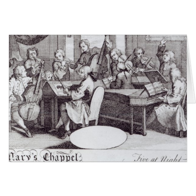 Konzert-Karte für Marys Kapelle (Vorderseite (Horizontal))