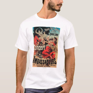 Konzert-Plakat auf Alleende Champs-Elysees T-Shirt