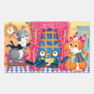 Konzert Rechteckiger Aufkleber