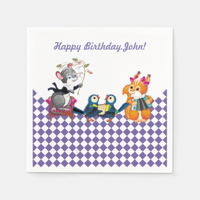 Konzert Serviette (Vorderseite)