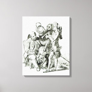 Konzert Spirituale, am 23. März 1773 Leinwanddruck