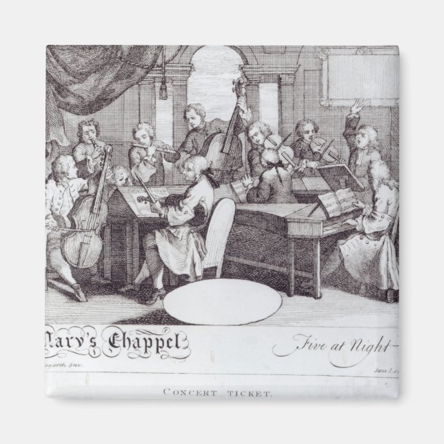 Konzert-Ticket für Marias Kapelle Magnet (Vorne)