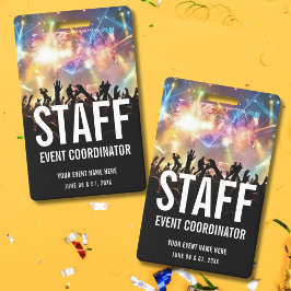 Konzert-Ticket-Mitarbeiter VIP All Access Pass Ausweis