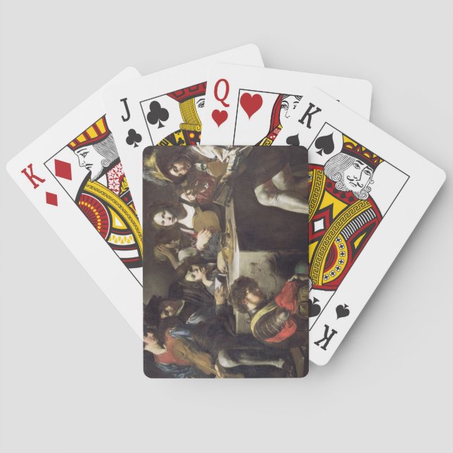Konzert um das Flachrelief Spielkarten (Rückseite)