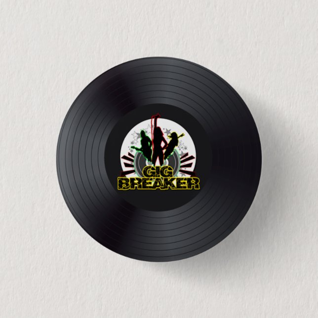 Konzert-Unterbrecher - "Rekordlogo-" Button (Vorderseite)