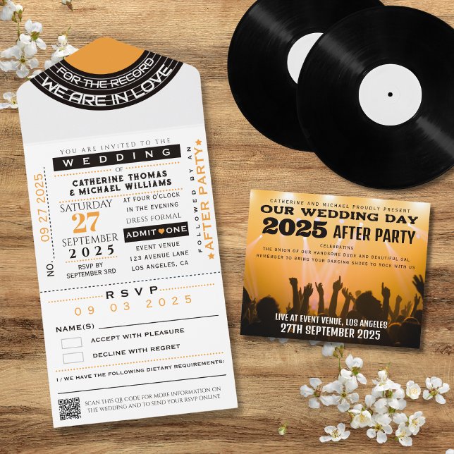 Konzert VIP Ticket mit UAWG Wedding All In One Einladung (Von Creator hochgeladen)