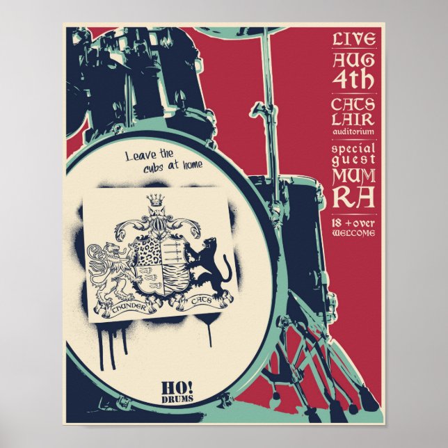 Konzertplakat T-cats Poster (Vorne)