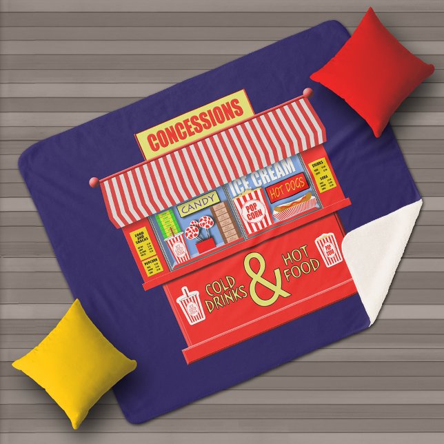 Konzessionen für das farbenfrohe Kino Sherpadecke (Von Creator hochgeladen)