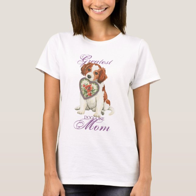 Kooiker Heart Mama T-Shirt (Vorderseite)