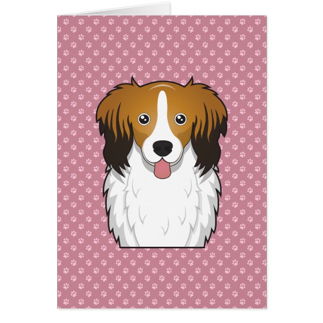 Kooiker Jagdhund-Cartoon (Vorne)