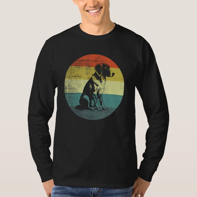 Kooikerhondje Dog Retro Design T-Shirt (Vorderseite)