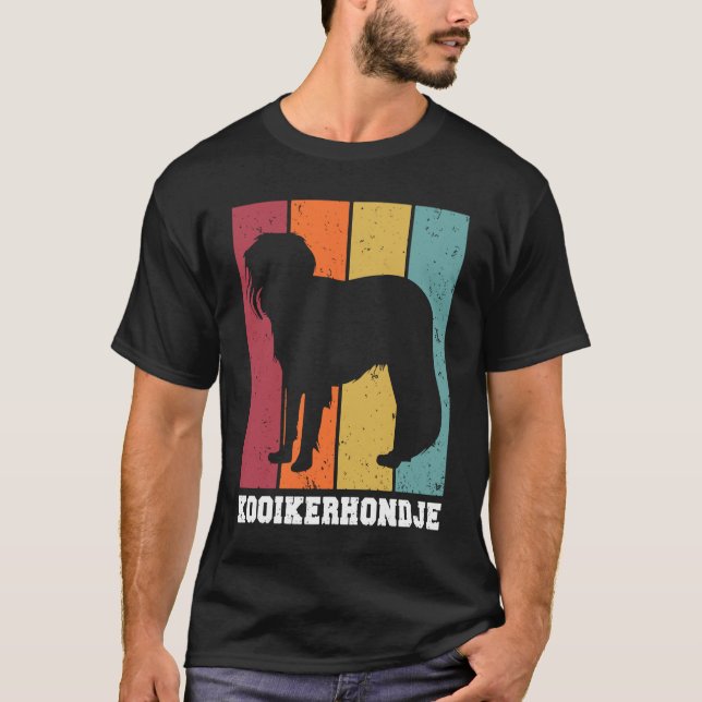 Kooikerhondje Vintage  2 T-Shirt (Vorderseite)