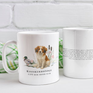 Kooikerhondje Wasserfarben-Hund Kaffeetasse
