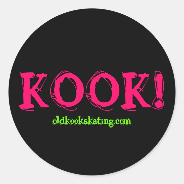 Kook Sticker (Vorderseite)