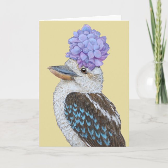 Kookaburakarte abzeichnen karte (Vorderseite)