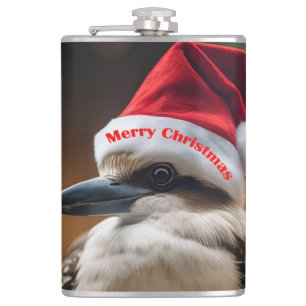 "Kookaburas' Weihnachtsjubiläum" Flachmann