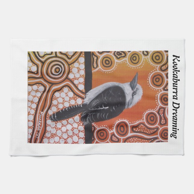 Kookaburra Dreaming MoJo Kitchen Town Handtuch (Horizontal)