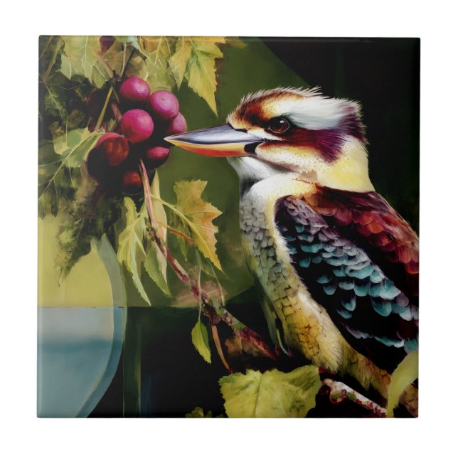 Kookaburra  fliese (Vorderseite)