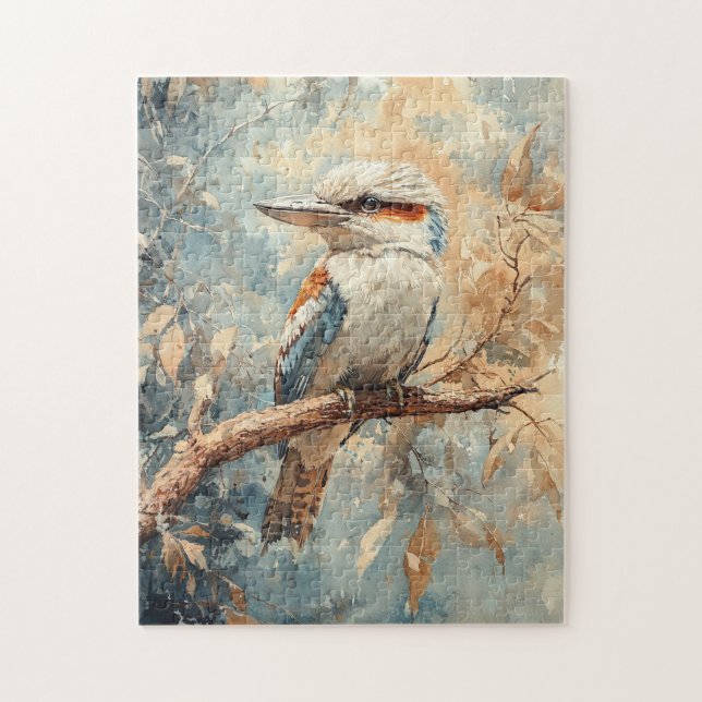 Kookaburra in einer Baumwasserfarbe Puzzle (Vertikal)