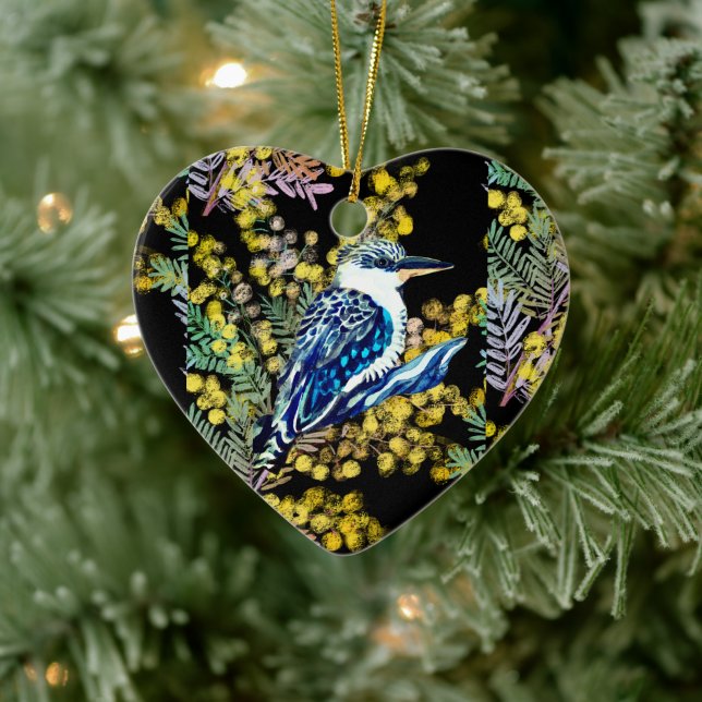 Kookaburra Keramik Ornament (Baum)
