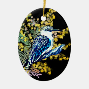 Kookaburra Keramik Ornament