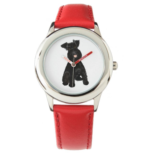 KookieSookie Kid's Schnauzer Watch Armbanduhr (Vorderseite)
