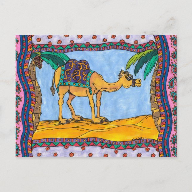 Kooky Camel Postcard Postkarte (Vorderseite)