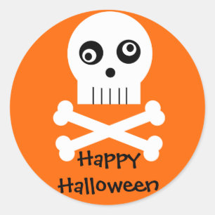 Kooky Googley Mit Augen Skull Halloween Stickers