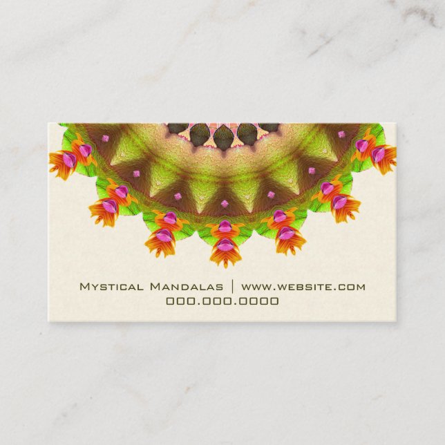 Kooky Kaleidoskop Visitenkarte (Vorderseite)