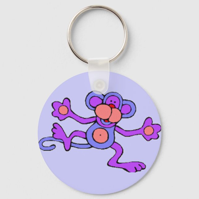 Kooky Monkey Schlüsselanhänger (Vorderseite)