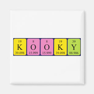 Kooky Periodenmagnet Magnet