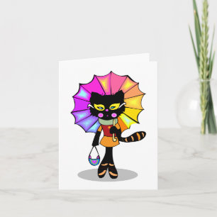 kool cat - Fun Note card Karte