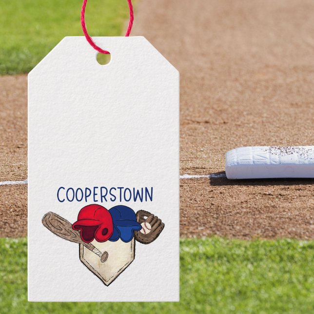 Kooperstown Baseball Geschenkanhänger (Von Creator hochgeladen)