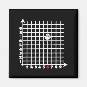 Koordinate (6,7) Lustiger Mathelehrer 67 Mathe Chr Magnet