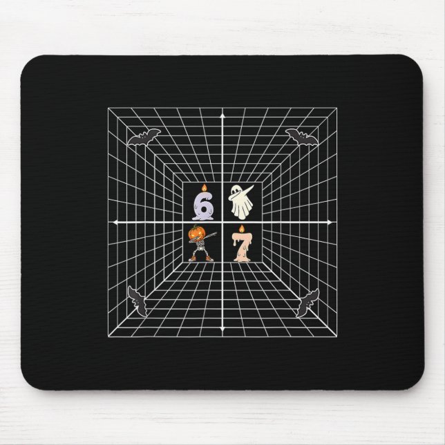 Koordinate 6 7 Lustiges Mathelehrer-Meme Wissensch Mousepad (Vorne)