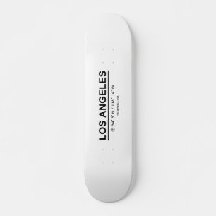 Koordinaten Los Angeles Skateboard