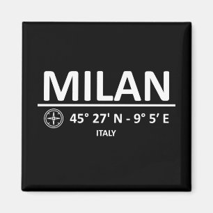 Koordinaten Mailand Magnet