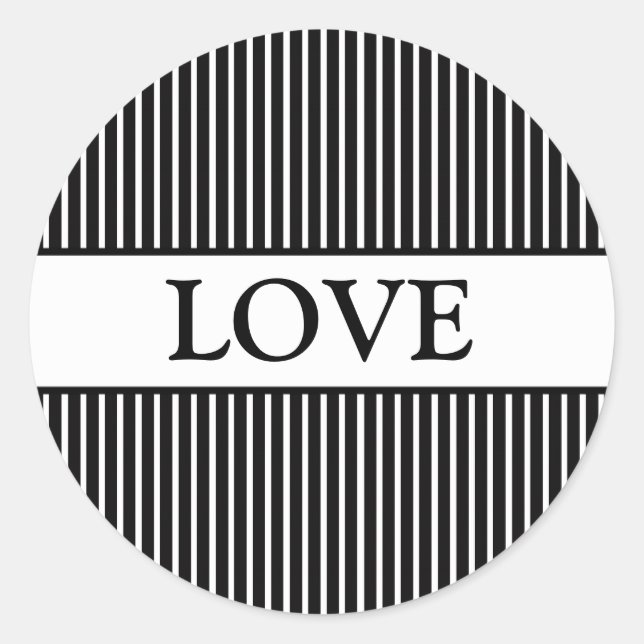 Koordination gestreifter Umschlag Aufkleber (Vorderseite)