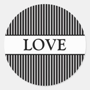 Koordination gestreifter Umschlag Aufkleber