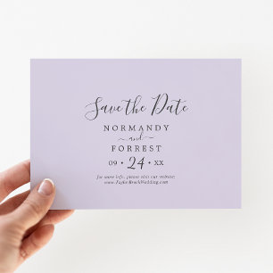 Koordination Lila horizontaler Lavendel Save The Date