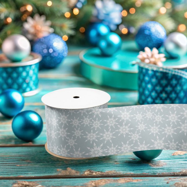 Koordination von Blue Snowflake Satinband (Blue Snowflake ribbon)