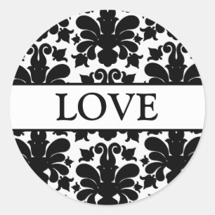 Koordination von Damaskus-Umschlag Aufklebern Runder Aufkleber