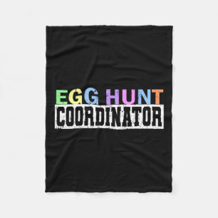 Koordinator der Eierjagd- Party-Jagd Vater Mama un Fleecedecke