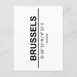 Koordinatoren in Brüssel Postkarte