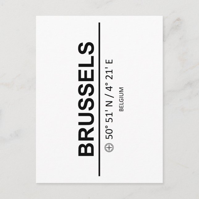 Koordinatoren in Brüssel Postkarte (Vorderseite)