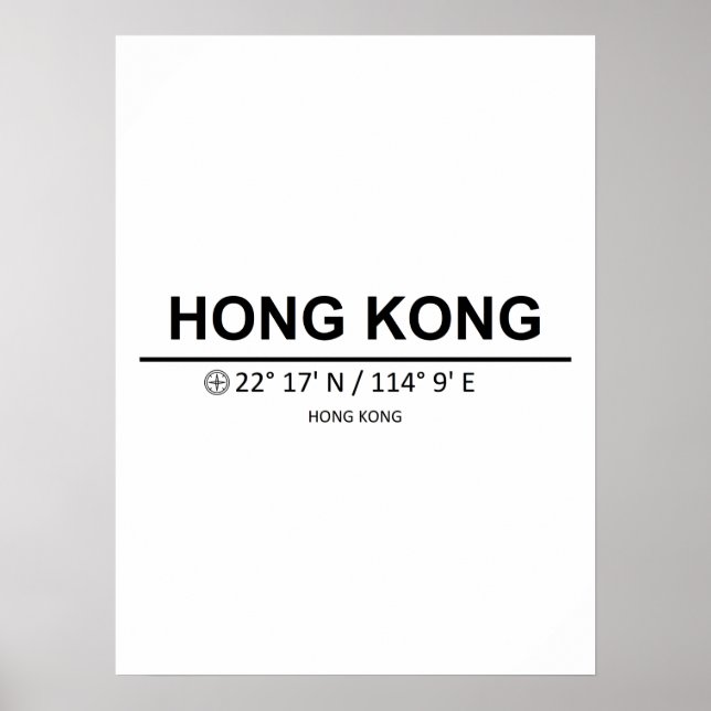 Koordiniert Hongkong Poster (Vorne)