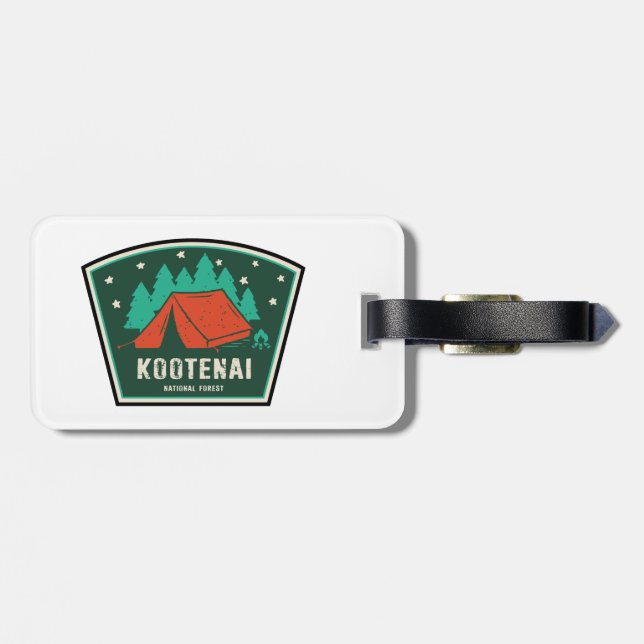 Kootenai National Forest Camping Gepäckanhänger (Rückseite horizontal)