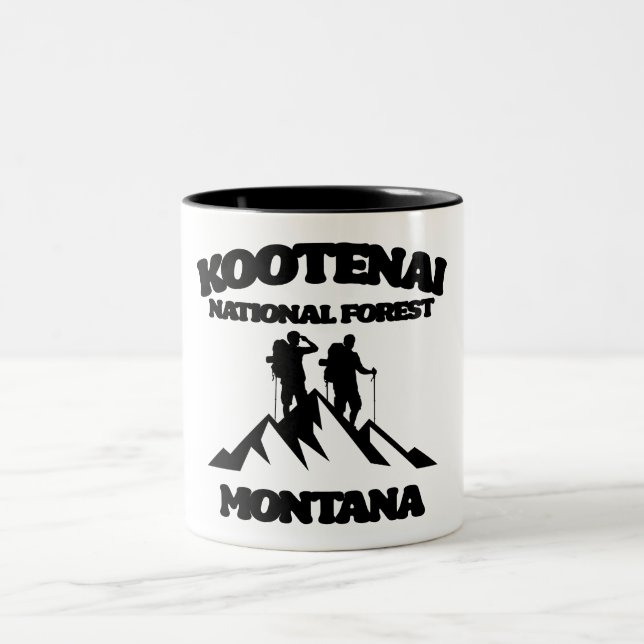 Kootenai-Nationalwald, Montana Zweifarbige Tasse (Mittel)