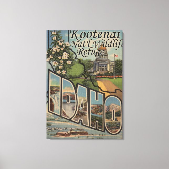 Kootenai Nat'l Wildlife Refugium, ID Leinwanddruck (Vorderseite)